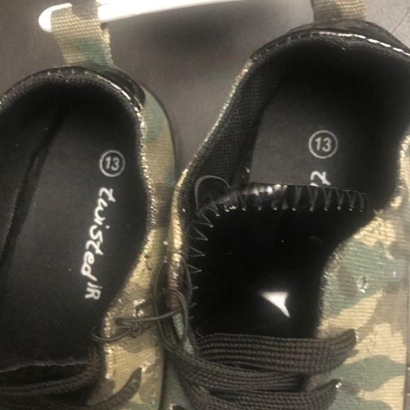 Camo and black Patient Leather shoes - Picture 3 of 4